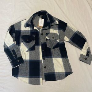Blu Pepper- Women’s The Ricardo Button Up
Plaid Shacket